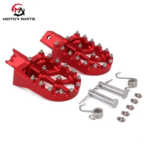 Sur-Ron Light Bee CRF150F CRF230F Dirt Bike Ayak Dayama Yerleri için CNC Alüminyum Ayak Mandalları