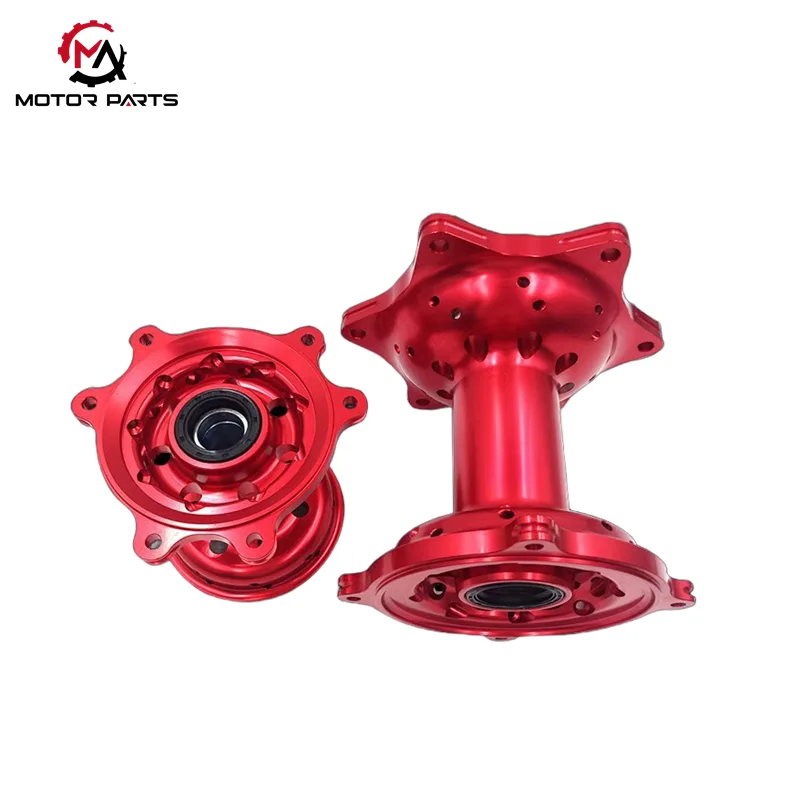 Honda CRF250R CRF450R için CNC Alüminyum Ön ve Arka Tekerlek Göbeği Seti